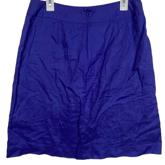 Boden Royal Purple Embroidered Patterned Midi Skirt - Picture 2 of 3